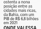 Candeias: PIB DE 6 BILHÕES dados ano 2021