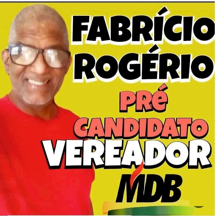 Fabricio Rogerio Pré Canditado vereador em Candeias