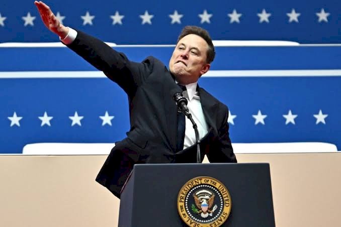 O mundo viu Elon Musk faz saudações Nazista